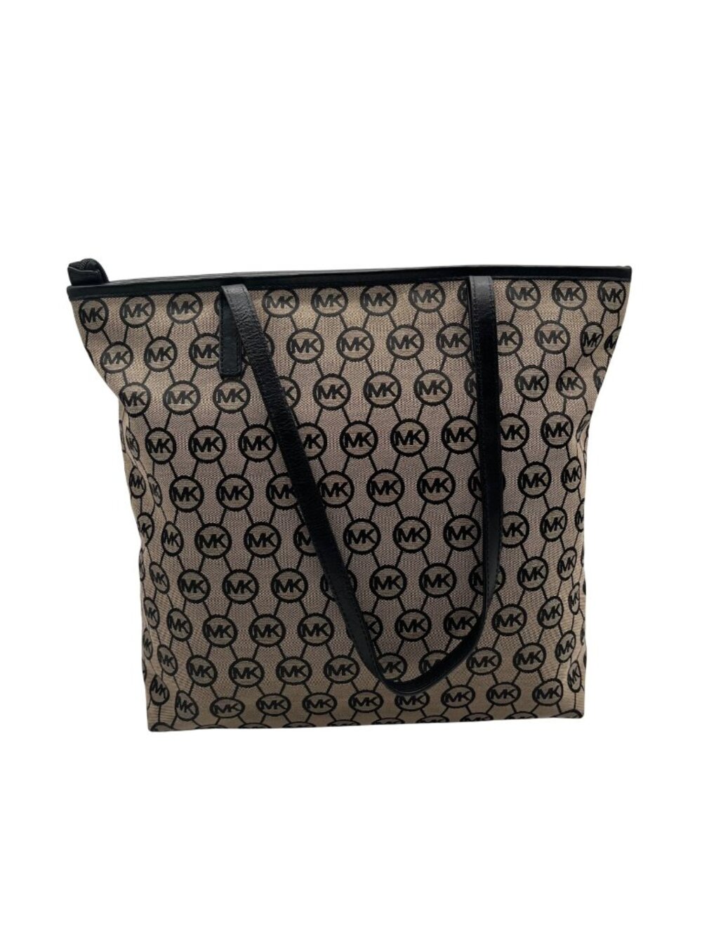 Michael Kors Beige Signature Canvas Montauk Tote Bag